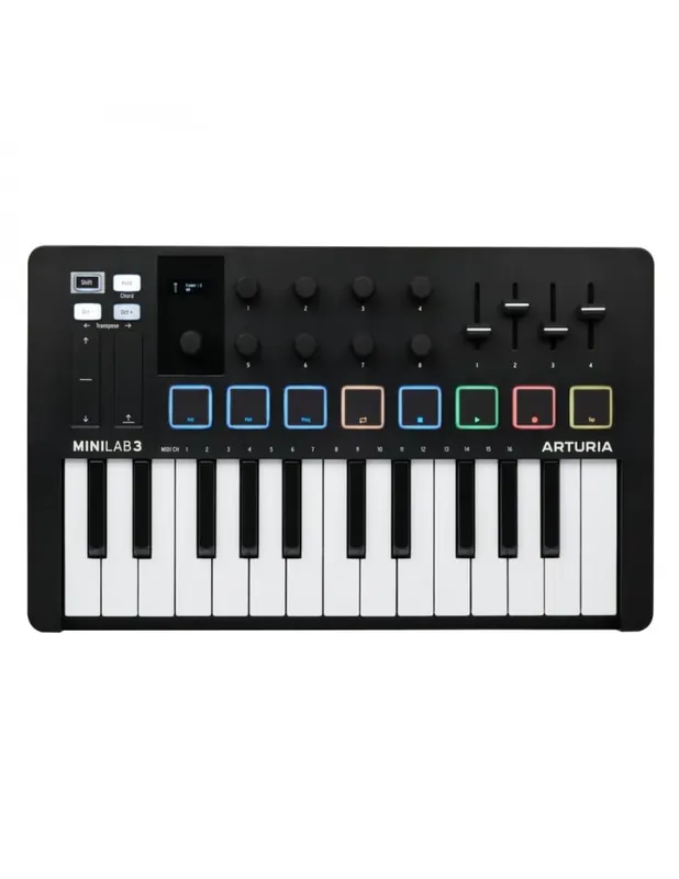 ARTURIA MINILAB 3 BK CONTROLLER MIDI USB - Davidoff Store Offerta Limitata