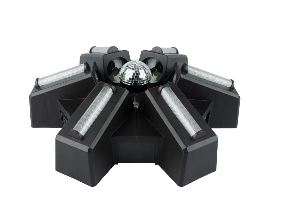 Acquista Ora EX DEMO Showtec Typhoon 640 6x RGBW LED mirror ball light effect - Davidoff Store