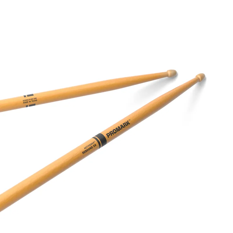 Saldi Bacchette ProMark Rebound 5B ActiveGrip Clear in noce americano, punta acorn in legno – Promark