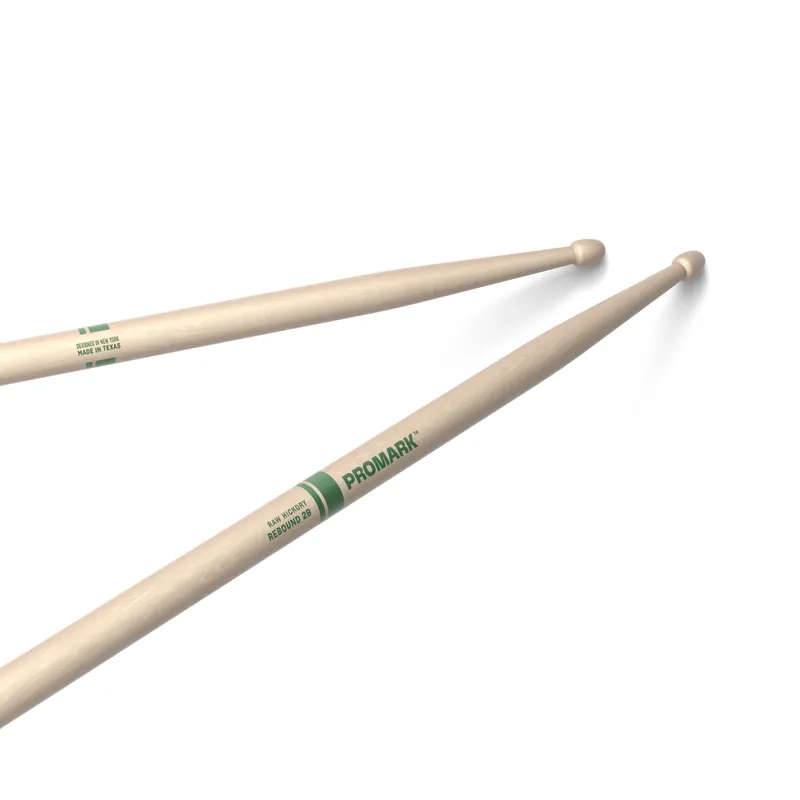 A Buon Prezzo Bacchette ProMark Rebound 2B Raw Hickory, punta acorn – Promark
