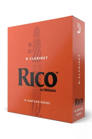 Consegna Rapida Confezione da 10 ance Rico per clarinetto soprano in SI bemolle, durezza 2,5 – Rico