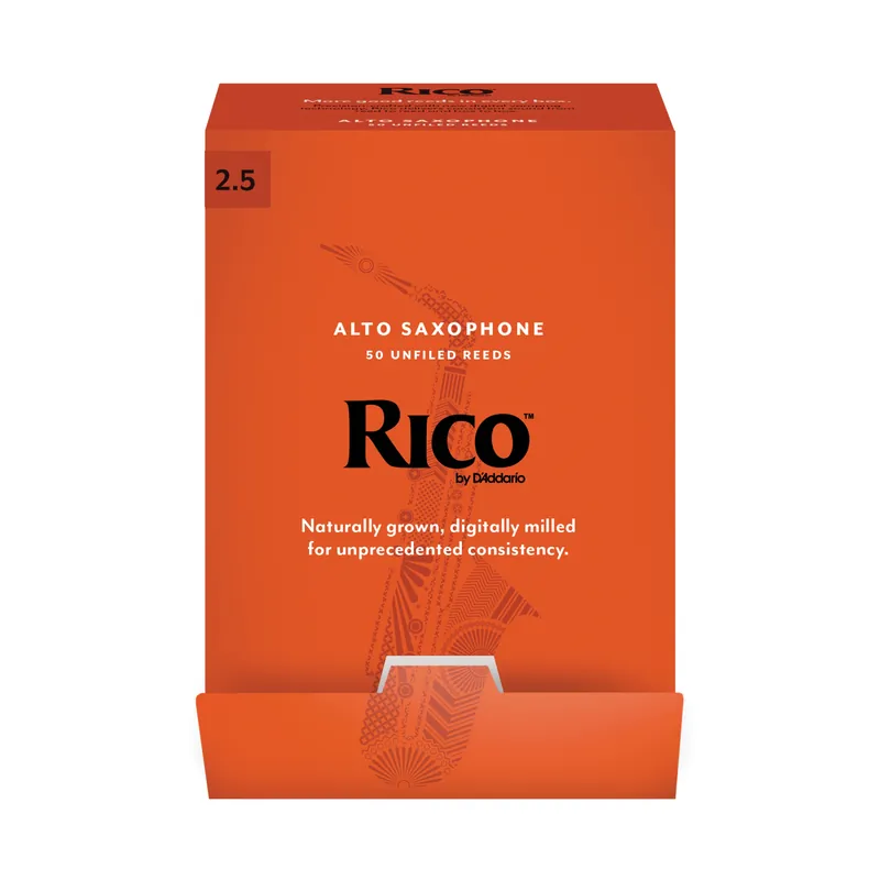Novità Rico by D’Addario – Ance per sax alto, durezza 2.5; confezione da 50 – Rico