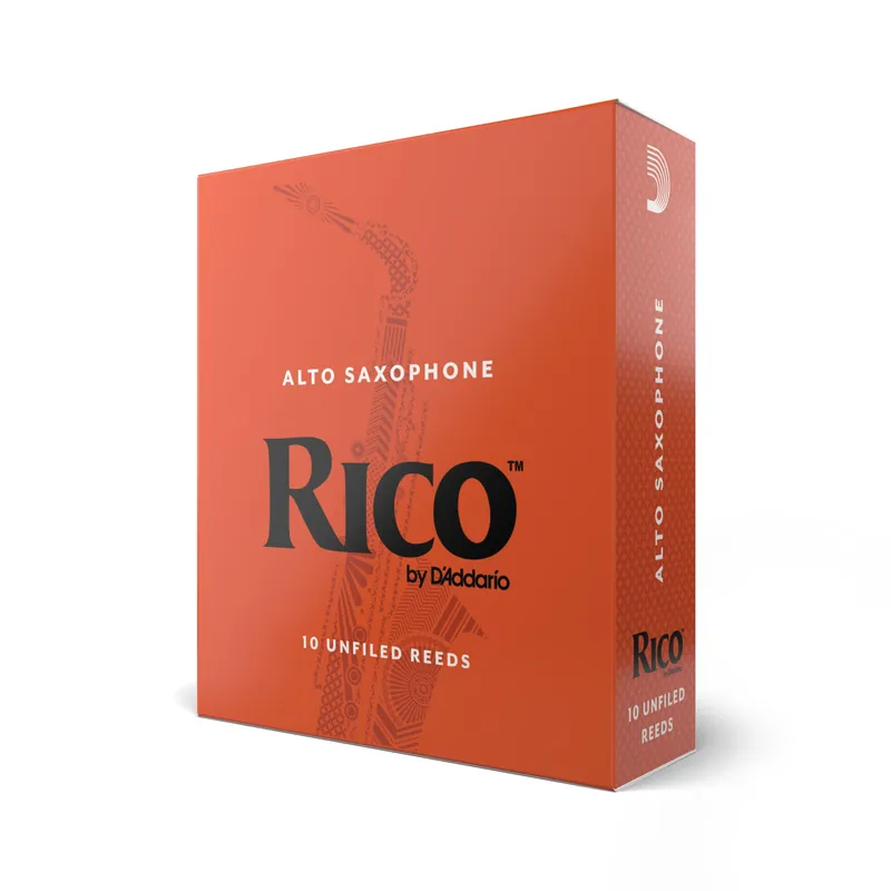 Nuova Collezione Rico by D’Addario – Ance per sax alto, durezza 4; confezione da 10 – Rico