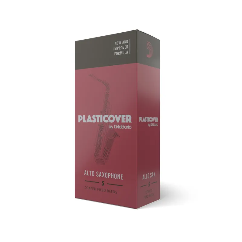 Confezione da 5 ance Rico Plasticover per sassofono contralto, durezza 1,0 – Plasticover Offerta Del Giorno