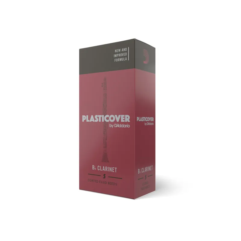 Confezione da 5 ance Rico Plasticover per clarinetto soprano in SI bemolle, durezza 1,5 – Plasticover Nuovo Arrivo