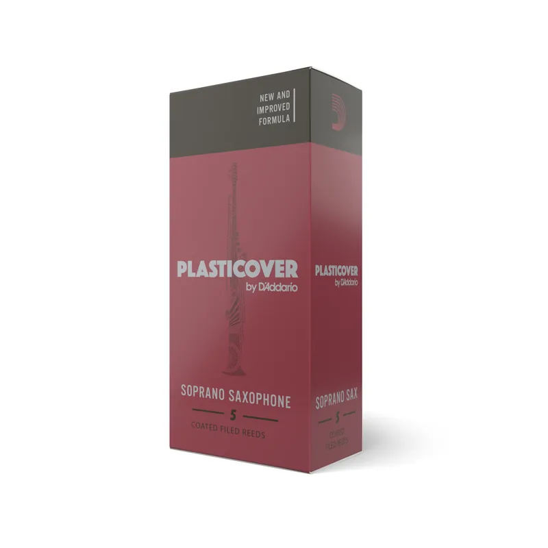Sconto Confezione da 5 ance Rico Plasticover per sassofono soprano, durezza 2,5 – Plasticover