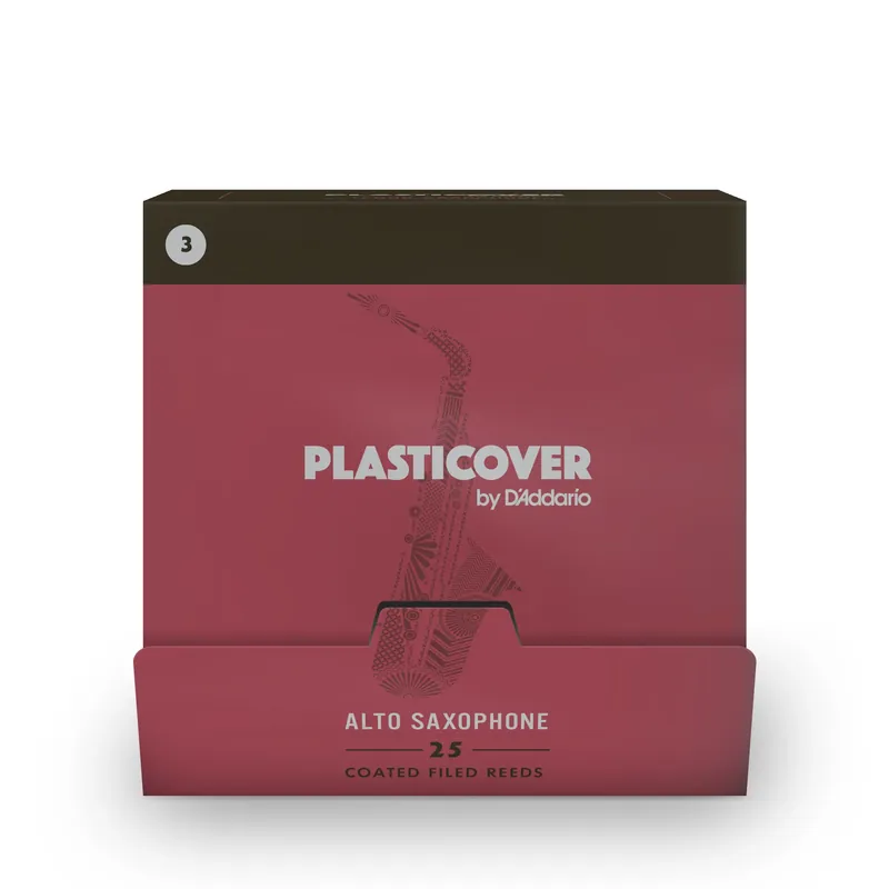 Spedizione Espresso Confezione da 25 ance Plasticover per sassofono contralto, durezza 3,0 – Plasticover