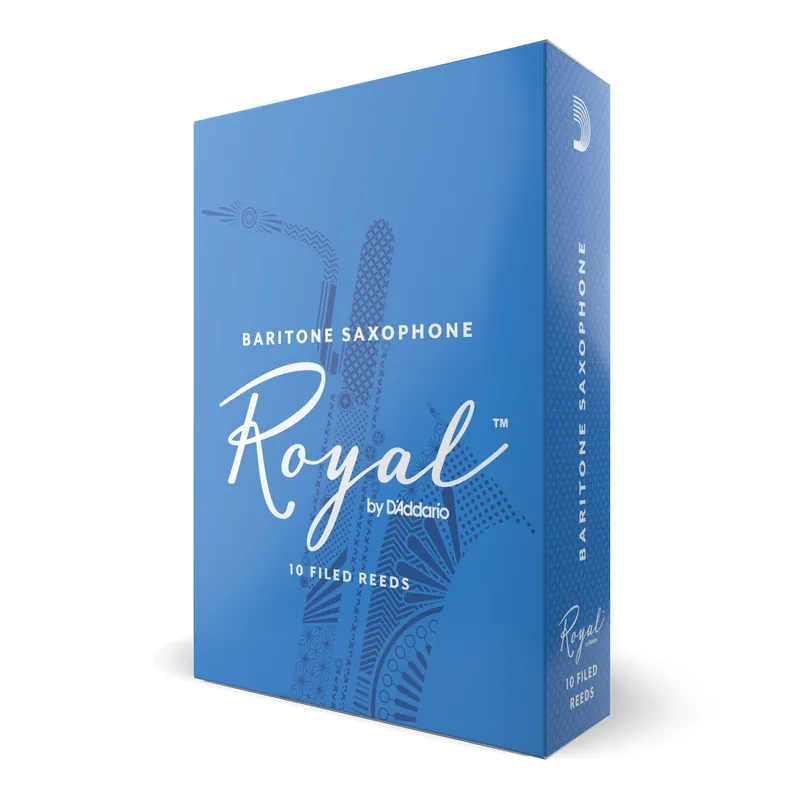 Solo Oggi Confezione da 10 ance Rico Royal per sassofono baritono, durezza 2,5 – Royal