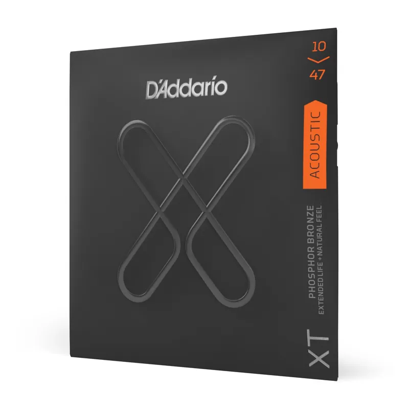 D’Addario XTAPB1047, XT – Corde in fosforo-bronzo, scalatura leggera custom, 10-47 – XT Ultimissimo Modello