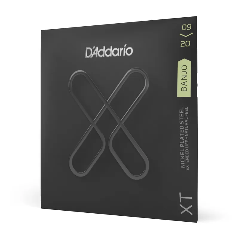 D’Addario XTJ0920, XT – Corde in acciaio placcate al nickel per banjo, scalatura leggera, 09-20 – XT Subito Disponibile