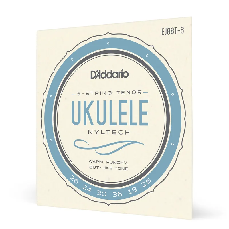 Prezzo Conveniente D’Addario EJ88T-6 Nyltech – Muta per ukulele tenore a 6 corde – D’Addario