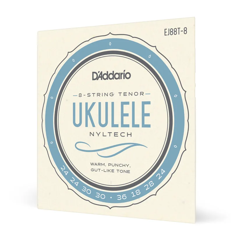 D’Addario EJ88T-8 Nyltech – Muta per ukulele tenore a 8 corde – D’Addario A Buon Prezzo