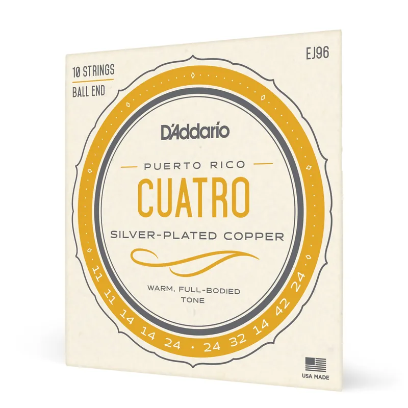 Affare D’Addario EJ96 – Corde per cuatro portoricano – D’Addario
