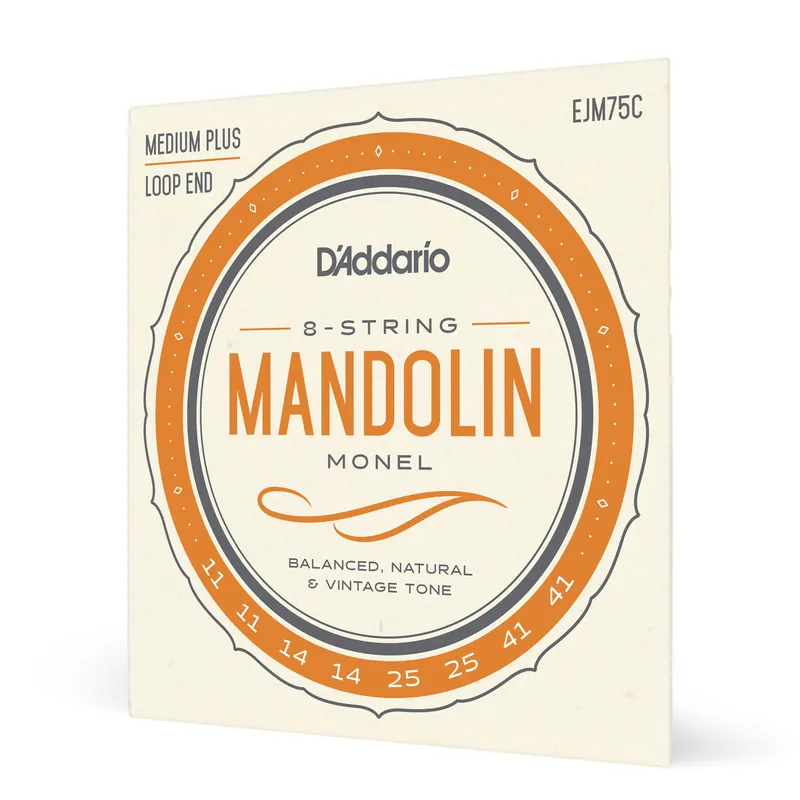 Ordina Subito D’Addario EJM75C – Corde in monel per mandolino, scalatura media plus, 11-41 – D’Addario