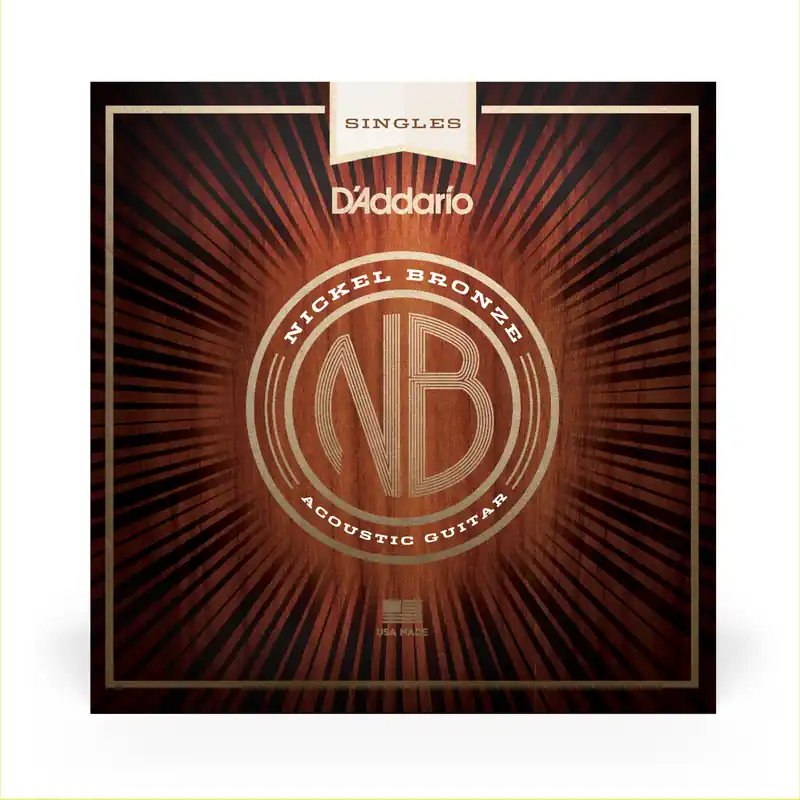 Promozione Esclusiva D’Addario NB059 – Singola corda avvolta in nickel-bronzo per chitarra acustica, scalatura .059 – D’Addario