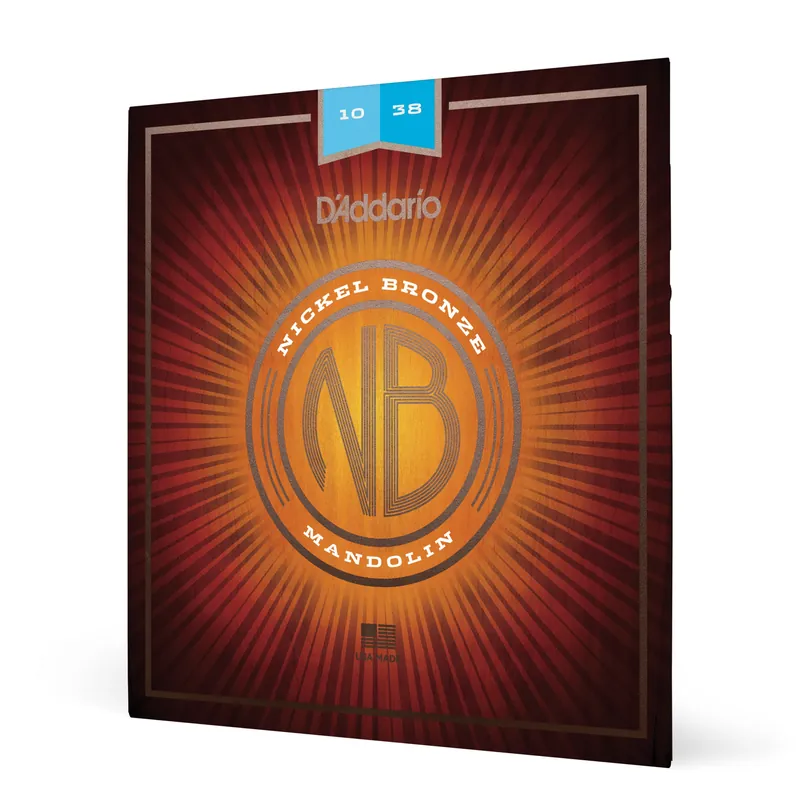 Quantità Limitata D’Addario NBM1038 – Corde in nickel-bronzo per mandolino, scalatura leggera, 10-38 – D’Addario