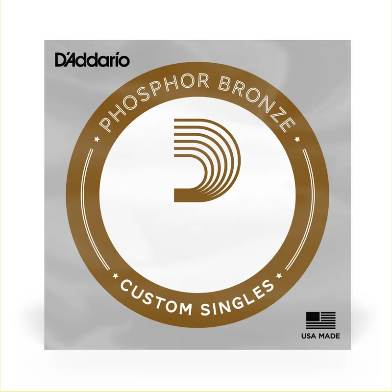 Corde singole D’Addario PBB065 in bronzo fosforoso per basso acustico, Long Scale, .065 – D’Addario Promozione