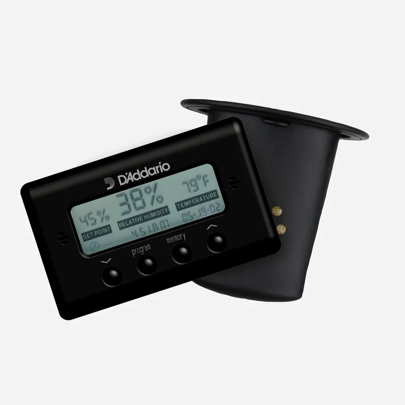 Super Prezzo Umidificatore D’Addario Accessories per chitarra acustica con sensore digitale di temperatura e umidità – D’Addario Accessories