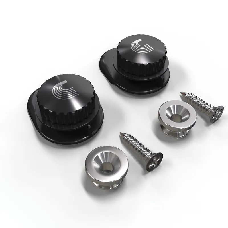 Sistema di bloccaggio universale D’Addario per tracolla, nickel – D’Addario Accessories Occasione Imperdibile