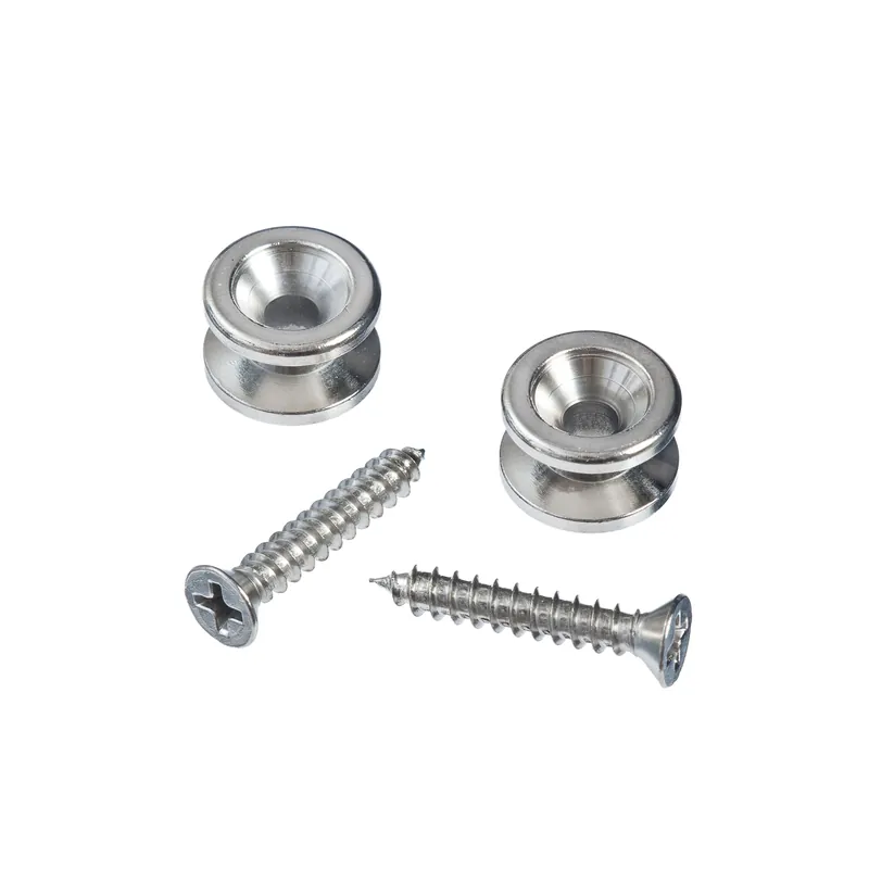 Saldi Bottoni per tracolla in ottone massiccio D’Addario Accessories – cromati (1 paio) – D’Addario Accessories