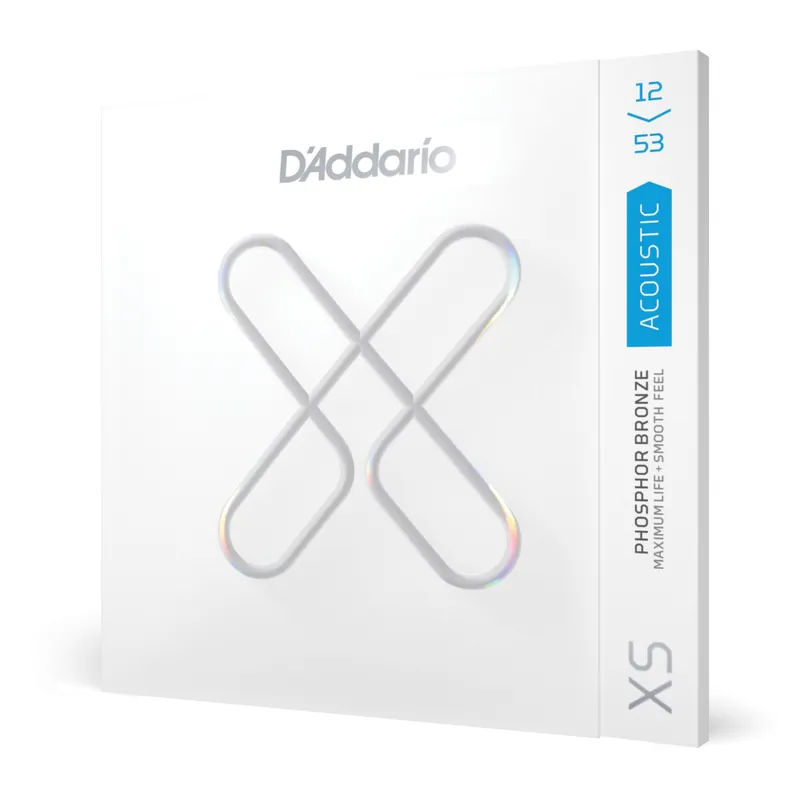 D’Addario XSAPB1253 – Corde in Phosphor Bronze, scalatura leggera, 12-53 – XS Bestseller