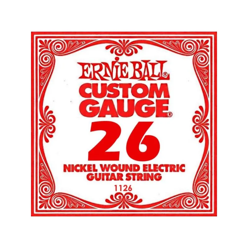 Prezzo Basso .026 Nickel Wound electric – 6 pack – ERNIE BALL
