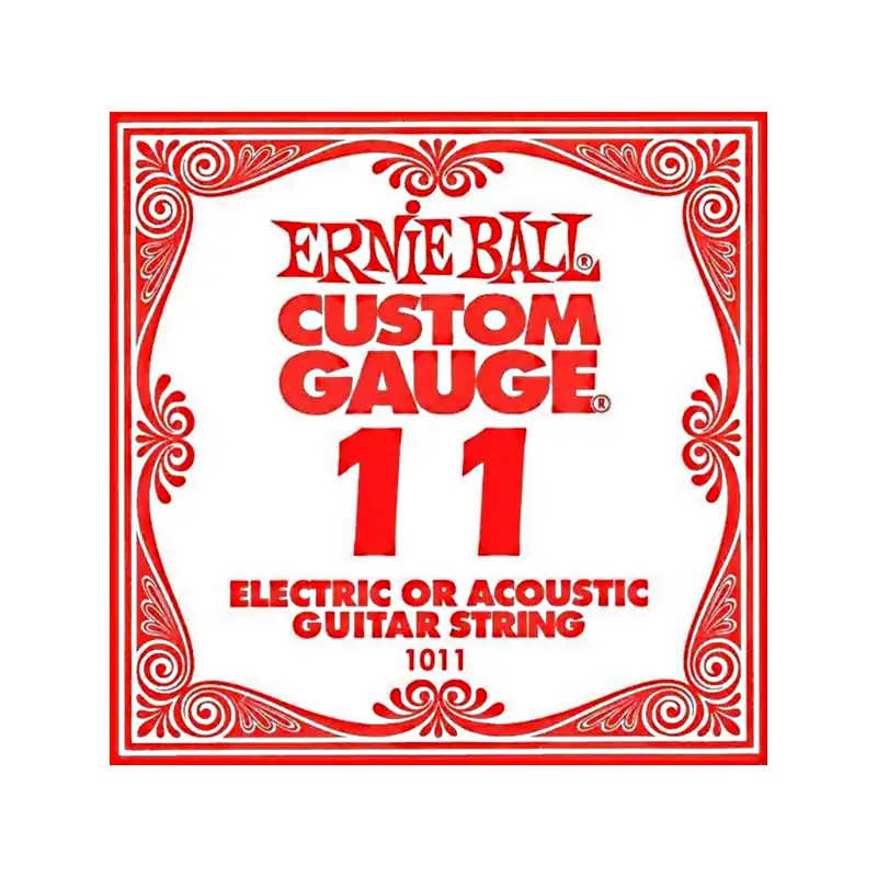 Saldi .011 Plain Steel – 6 packs – ERNIE BALL