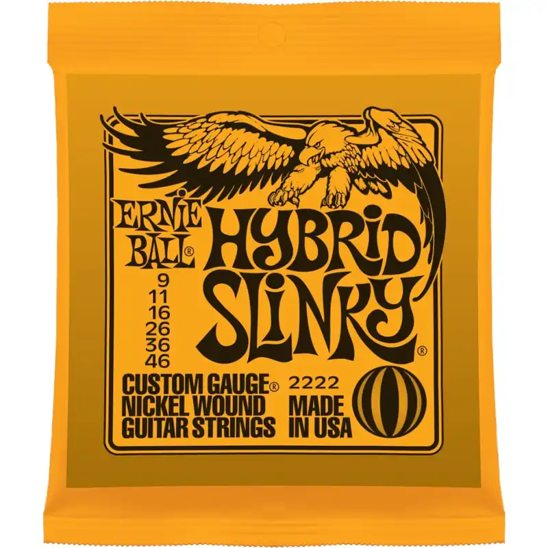 Slinky Nickel Wound 2222 – Hybrid – ERNIE BALL Popolare