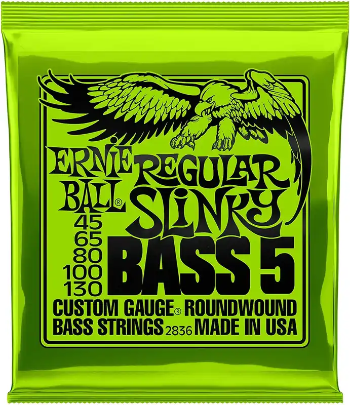 Slinky Bass Nickel Wound 5 corde – Regular – ERNIE BALL Scelto Dai Clienti