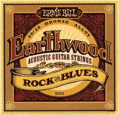 Earthwood Acoustic 80/20 bronze w/plain G – Rock & Blues – ERNIE BALL Quantità Limitata