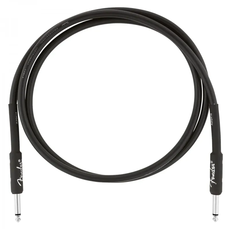Cavo per strumenti serie Professional Straight/Straight 5′ Black – FENDER Soddisfatti O Rimborsati