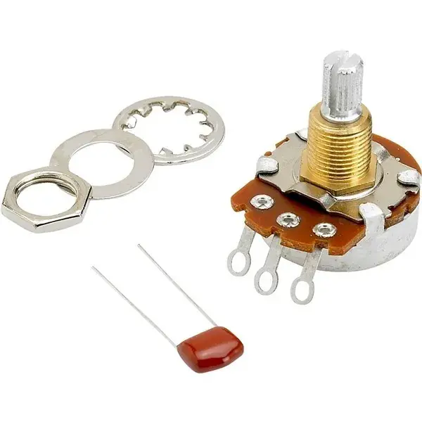 Potenziometro ad albero diviso 500K (Vol o Tone) – FENDER Ordina Subito