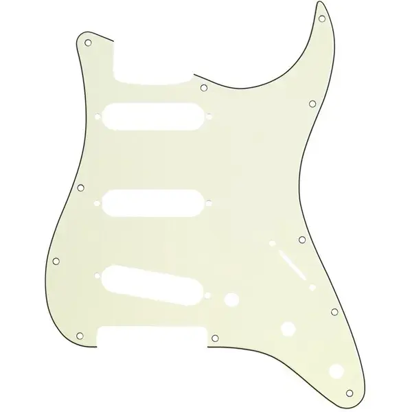 Battipenna Stratocaster® S / S / S 11 fori Mint Green MG / B / MG 3-strati – FENDER Scelto Dai Clienti