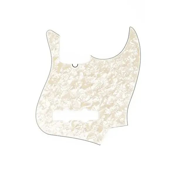 Battipenna Jazz Bass® White Pearloid 10-Hole Mount 4-strati – FENDER Sconto