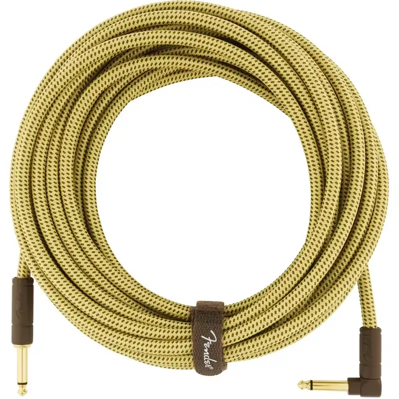 Cavo per strumenti serie Deluxe Straight/Angle 25′ (7,5 m) Tweed – FENDER Subito Disponibile